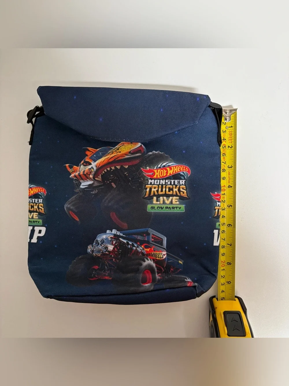 Navy Monster Trucks Live Shoulder Bag